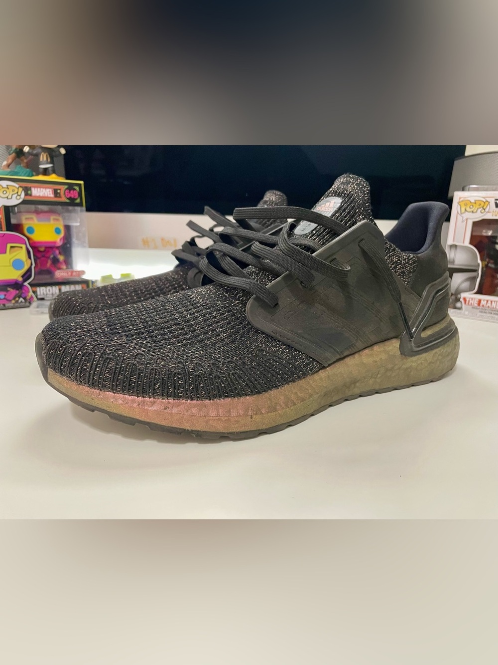 Adidas Ultraboost 20 Black Bronze Men's Size 11 FV8335